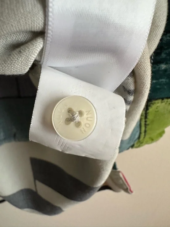 Nuon • Relaxed Fit Viscose Multicolor Abstract Shirt - Picture 6 of 9